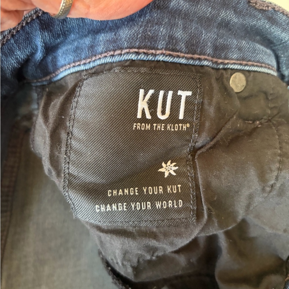 #532  Kut from the Kloth  Cute Women's Indigo Skinny Jeans - Picture 10 of 11